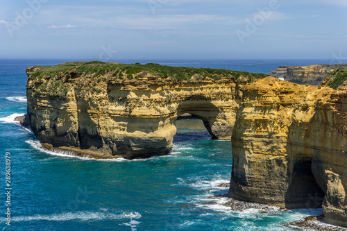South Coast Australia. Great Ocean Road Lookout. Dramatic Rock Formations in Victoria. Scenic nature photography.