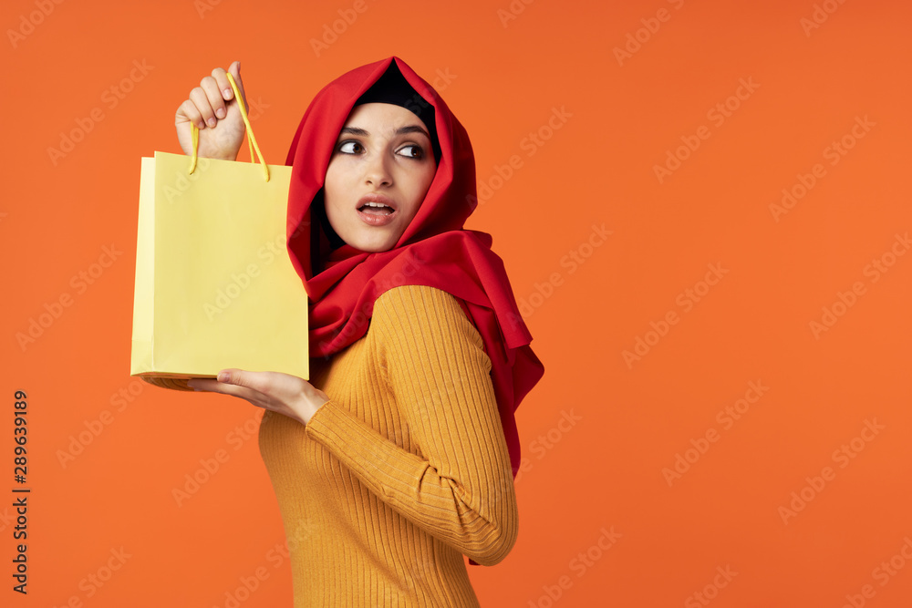 young woman with shopping bags young woman with shopping bags