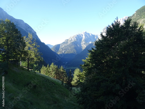 berge und landschaftsidylle in slowenien