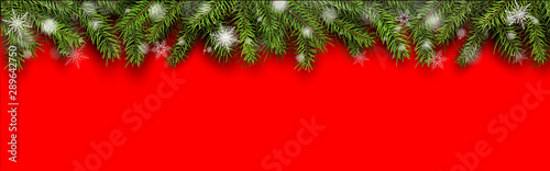 Christmas background with snowflakes