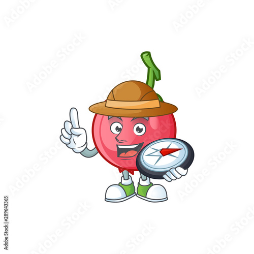 Explorer sweet lovi lovi fruit for icon character. photo