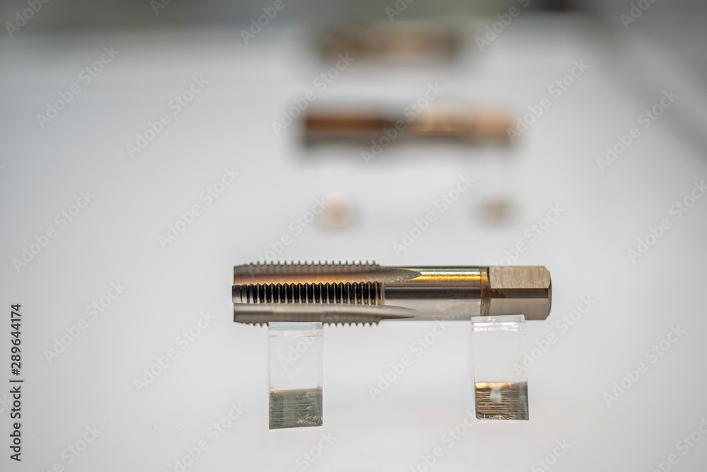 Machine tool tapping screw or threaded process