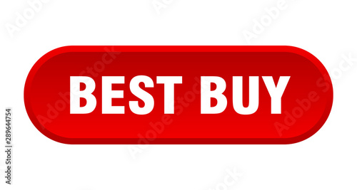 best buy button. best buy rounded red sign. best buy