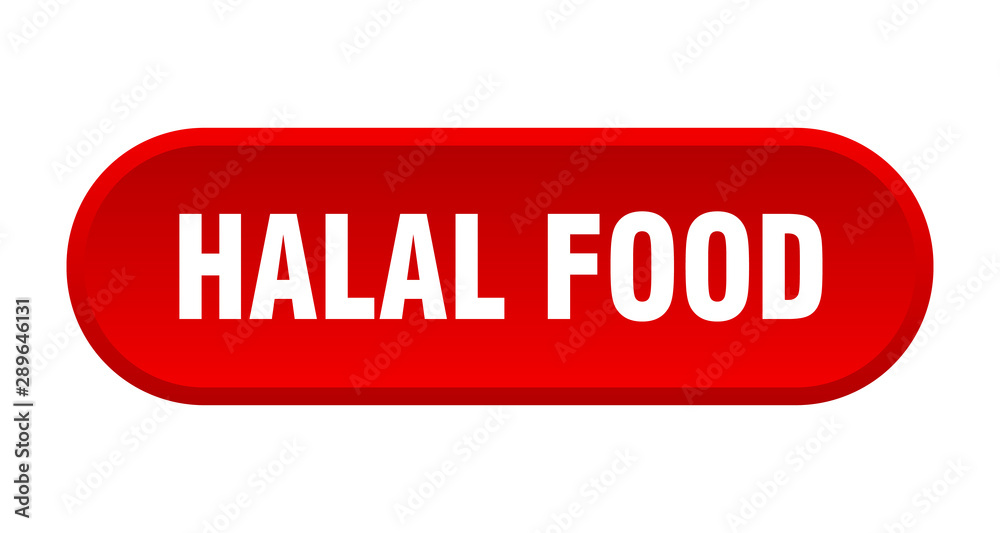 halal food button. halal food rounded red sign. halal food halal food button. halal food rounded red sign. halal food
