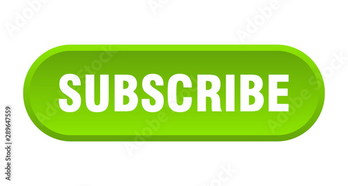 subscribe button. subscribe rounded green sign. subscribe