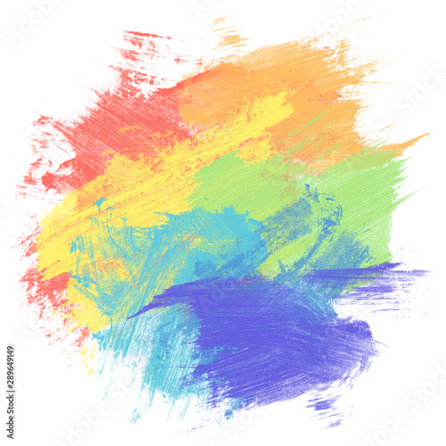 Rainbow watercolor paint background