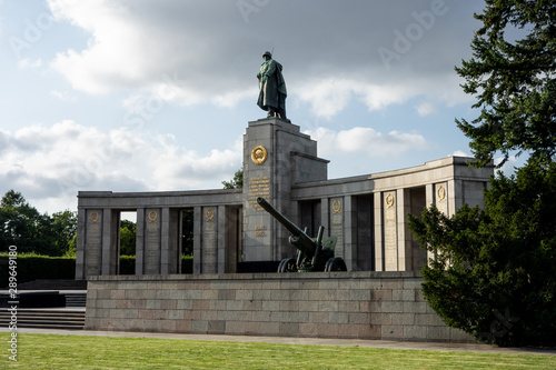 The war menorial in Tiergarten, Berlin, Germany to remember the World War 2