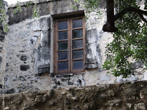 old window in stone wall © Jacquie