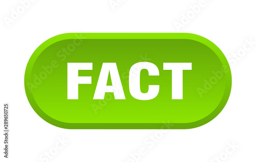 fact button. fact rounded green sign. fact