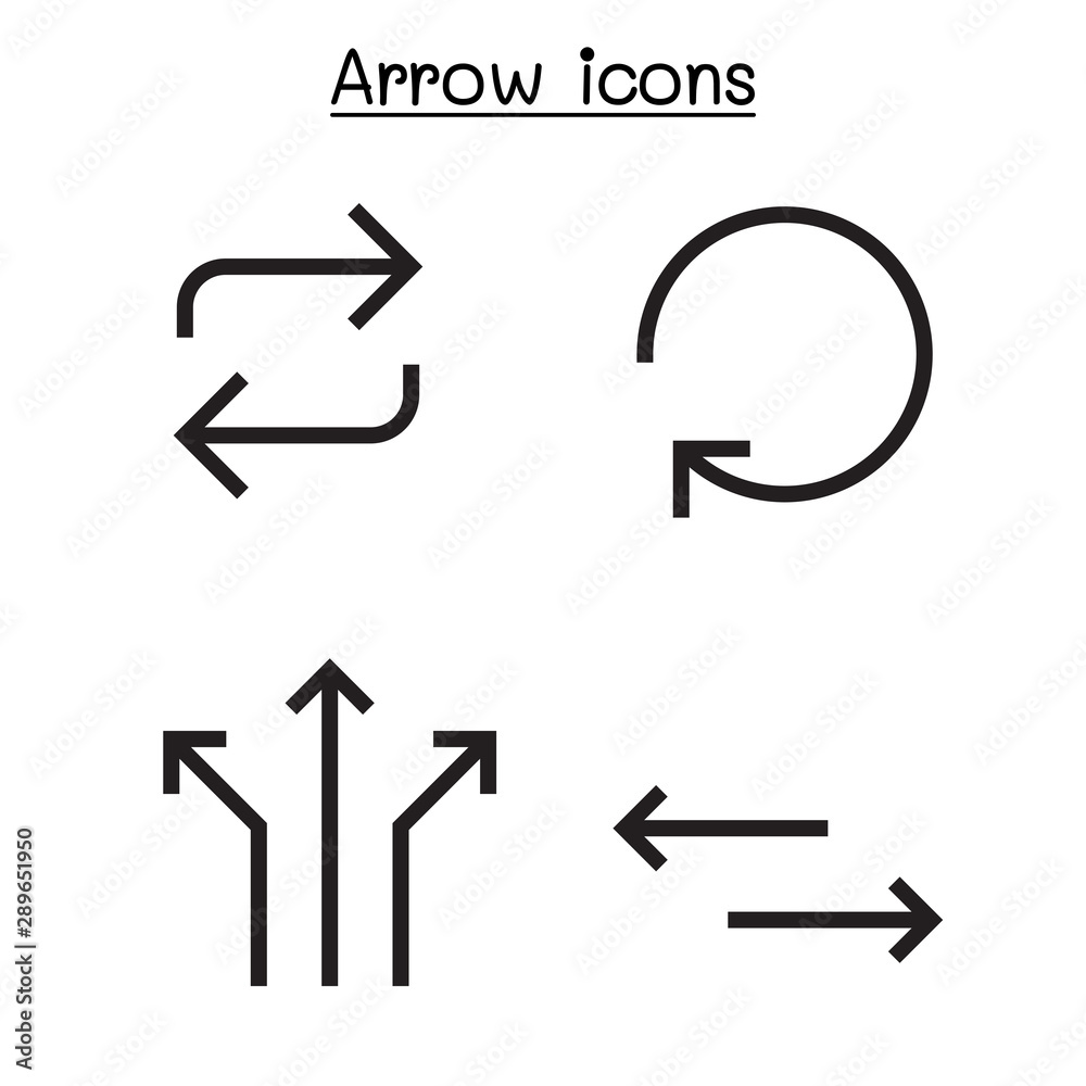 Arrow icon set sharp corner style vector illustration graphic design Arrow icon set sharp corner style vector illustration graphic design