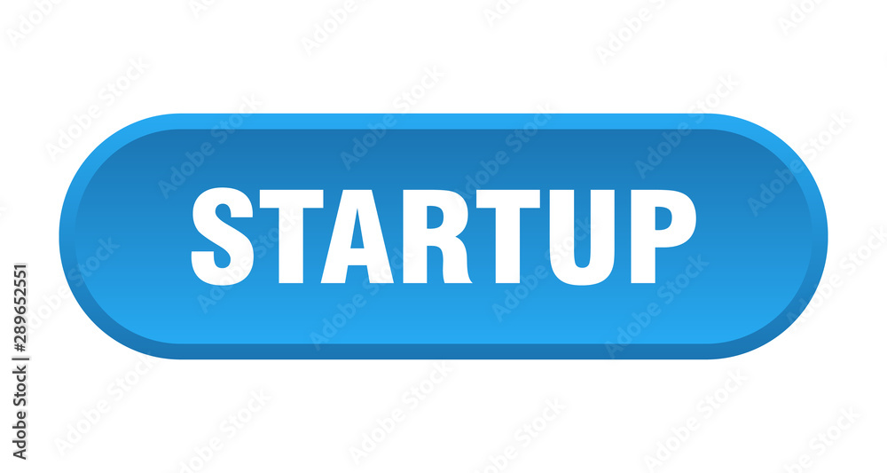 startup button. startup rounded blue sign. startup startup button. startup rounded blue sign. startup