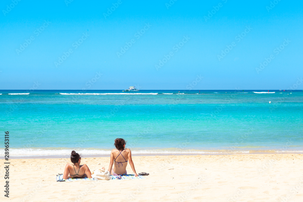 【ハワイ】ビーチで海水浴