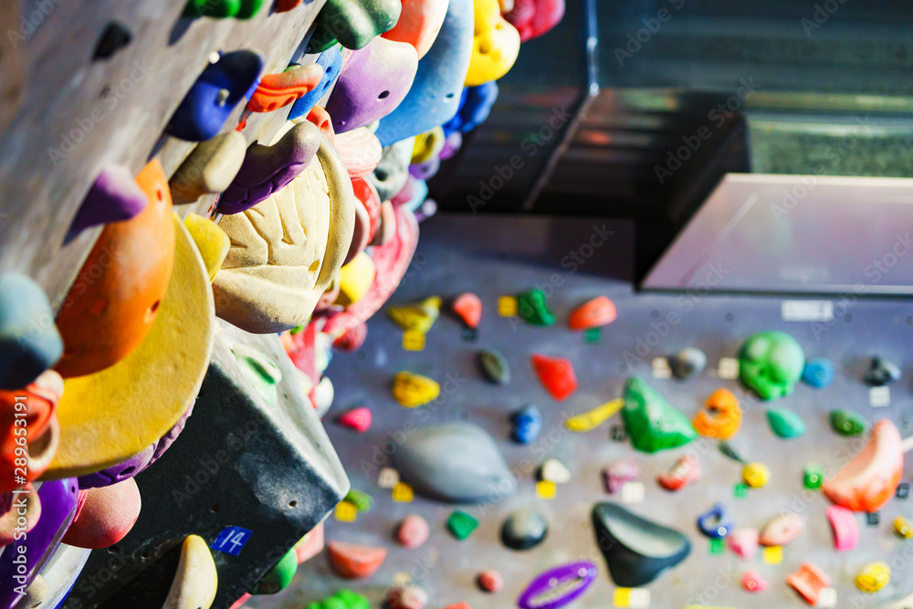 Obraz premium landscape of bouldering climbing studio in Japan