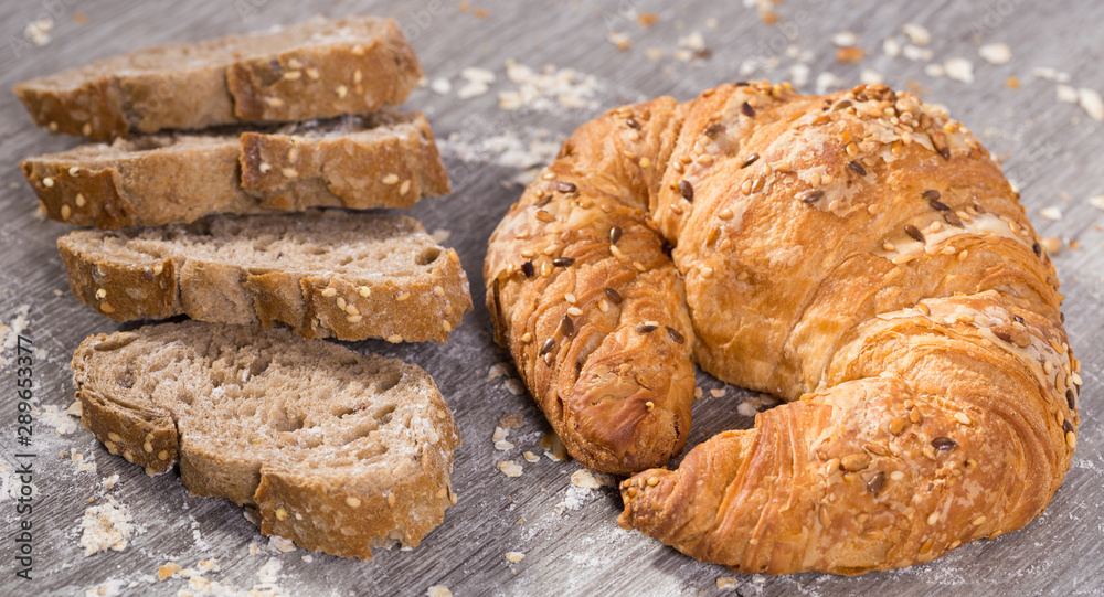 Fototapeta premium apetics bakery products in wide variety