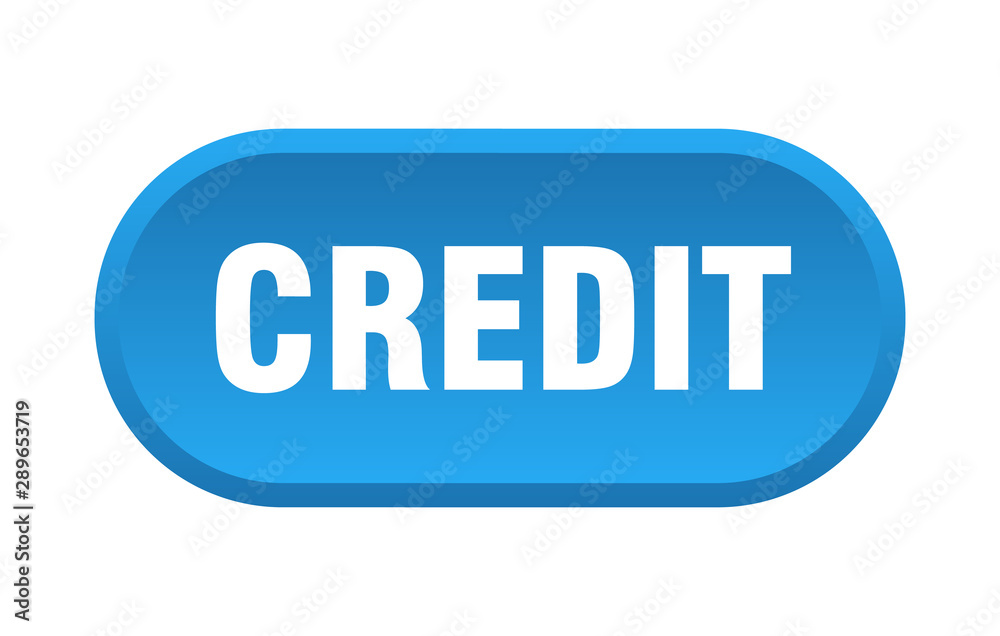 credit button. credit rounded blue sign. credit credit button. credit rounded blue sign. credit