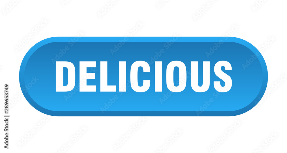 delicious button. delicious rounded blue sign. delicious delicious button. delicious rounded blue sign. delicious