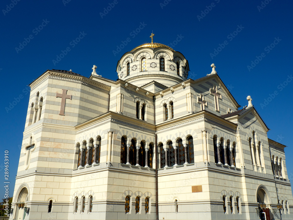 Vladimir Cathedral in Tauric Chersonesos. Sevastopol. Republic of Crimea.
