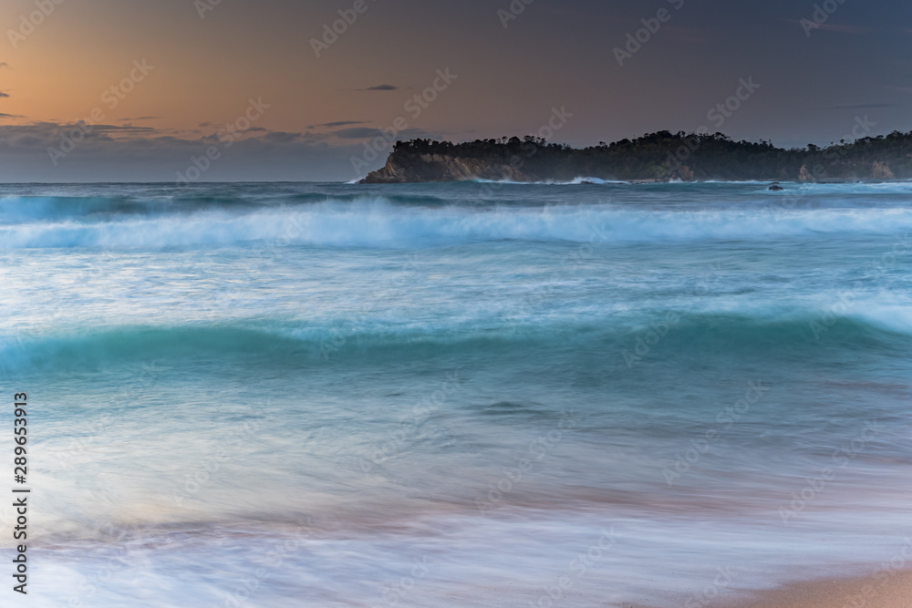 Wild Surf at Malua Bay - Sunrise Seascape Wild Surf at Malua Bay - Sunrise Seascape