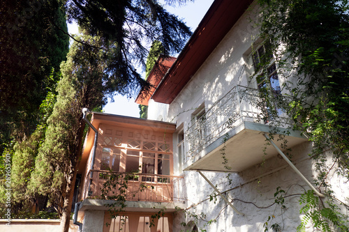View of the house-museum of the Russian classical writer Anton Pavlovich Chekhov in Yalta. Republic of Crimea. © Sergey