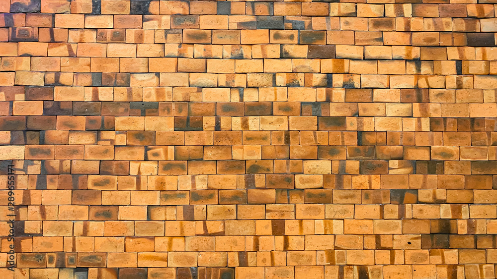 Texture of old Orange wall large background Texture of old Orange wall large background