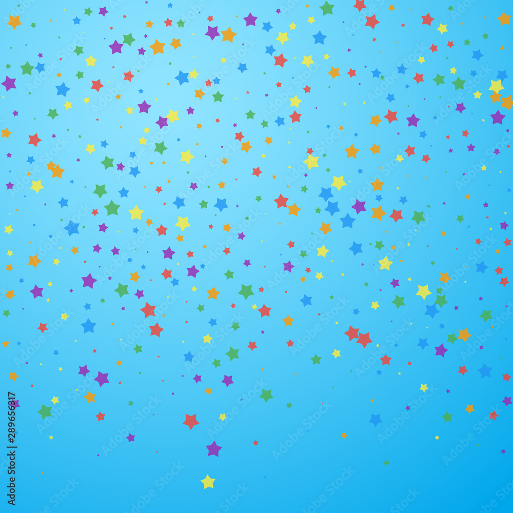 Festive confetti. Celebration stars. Joyous stars 