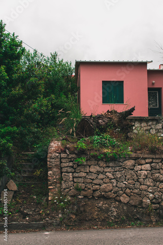 Vocation in Greece, Corfu town. Summer sightseeing Corfu buildings and town 