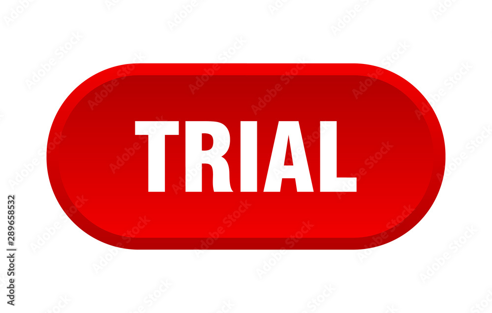 trial button. trial rounded red sign. trial trial button. trial rounded red sign. trial