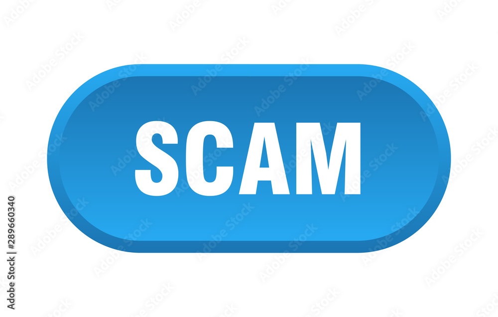 scam button. scam rounded blue sign. scam scam button. scam rounded blue sign. scam