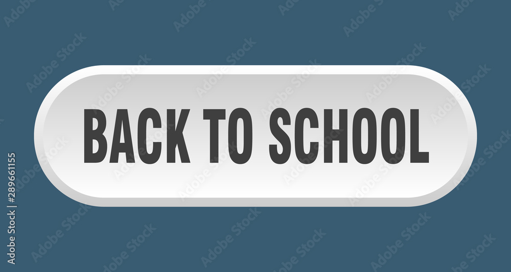 back to school button. back to school rounded white sign. back to school