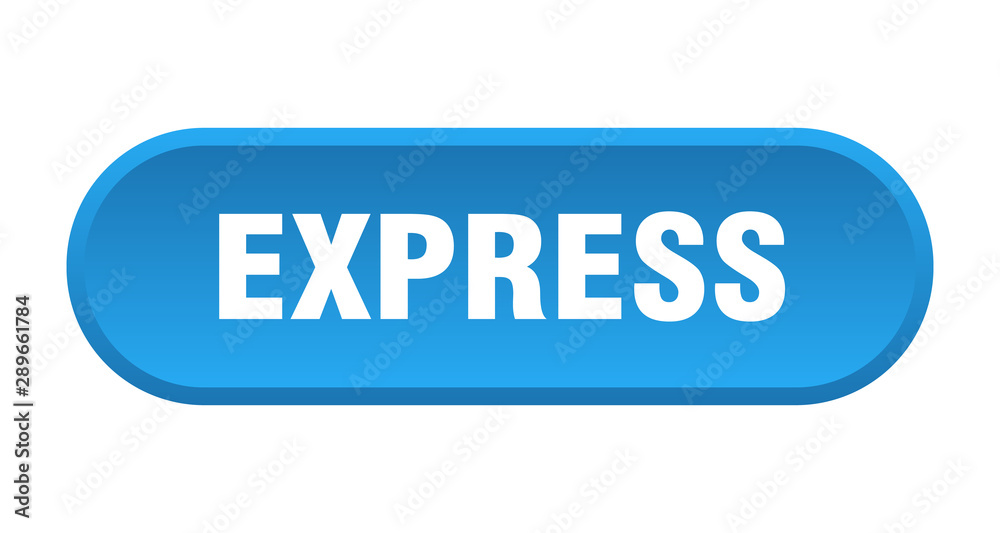 express button. express rounded blue sign. express express button. express rounded blue sign. express