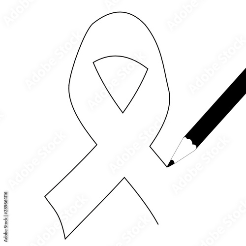 black morning ribbon