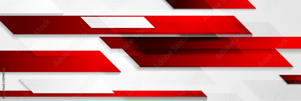 red and white technology background
