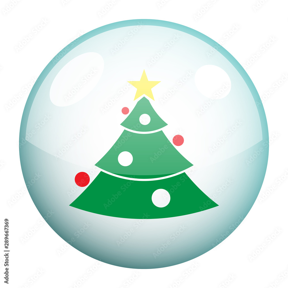 Christmas tree icon vector design Christmas tree icon vector design