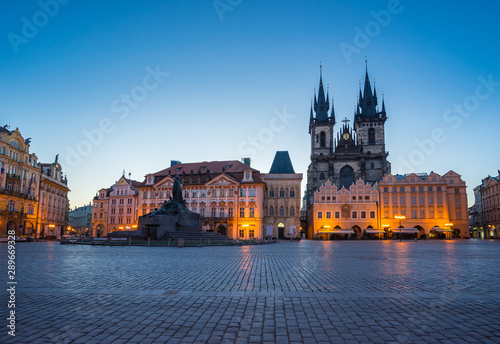 Old town square in Prague city, Czech Republic