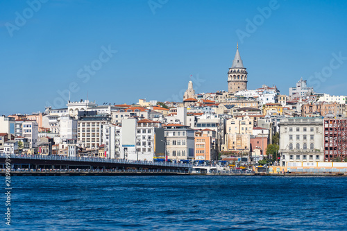 Istanbul skyline with view of Galata Tower in Turkey © orpheus26