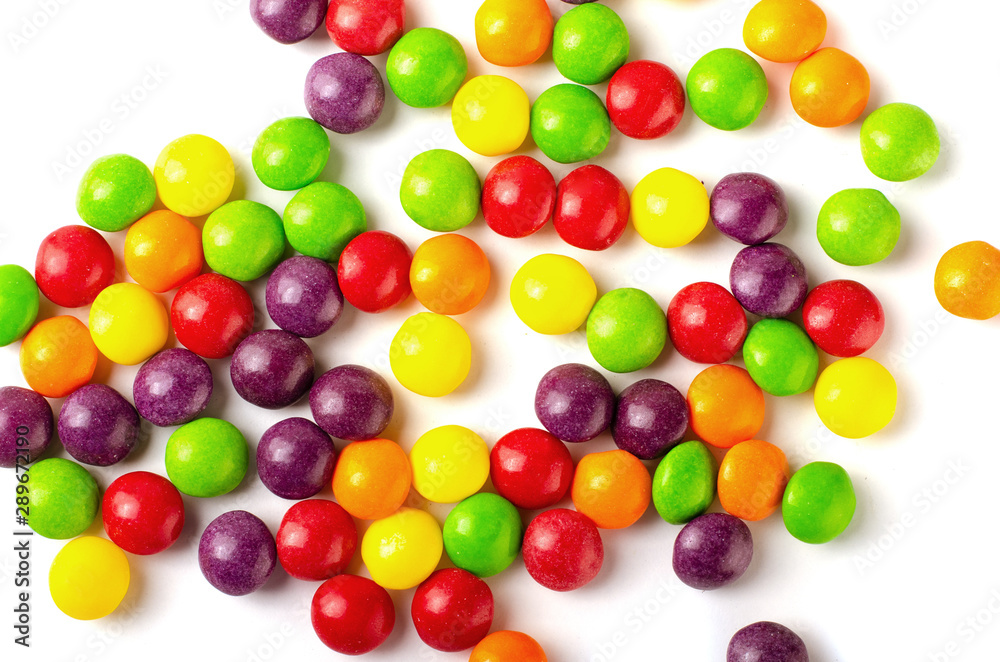 Obraz premium Colorful candies isolated