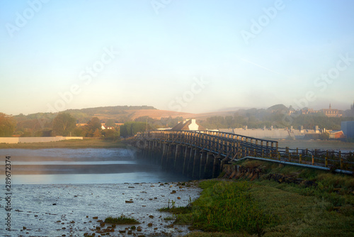 Wallpaper Mural bridges spanning rivers at low tide Torontodigital.ca