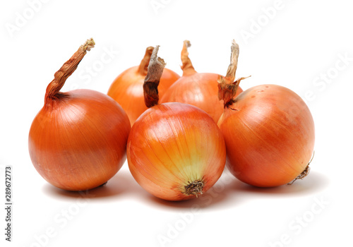 Wallpaper Mural Gold onion vegetable bulbs on white background Torontodigital.ca