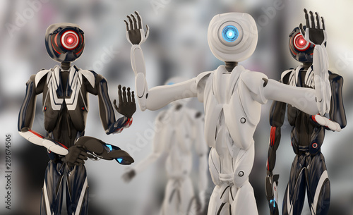 Arrest by autonomous roboti...