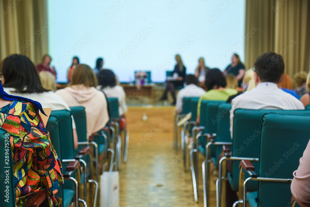 business forum in the assembly hall