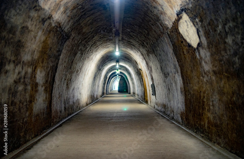 Abandoned tunnel  2 world war  architecture  minimalism