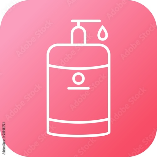 Beautiful handwash vector line icon