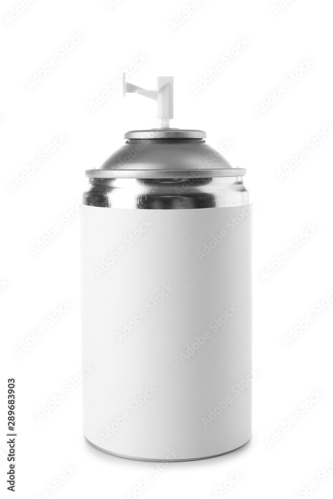 Bottle of air freshener on white background Bottle of air freshener on white background