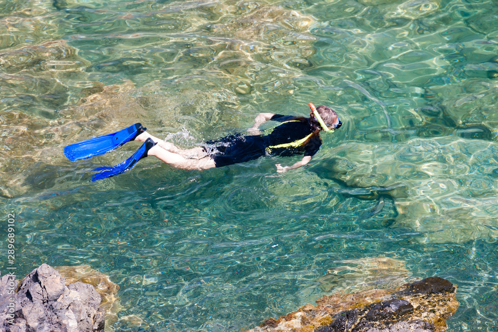 snorkeling at Cap de Peyrefite, Languedoc-Roussillon, France