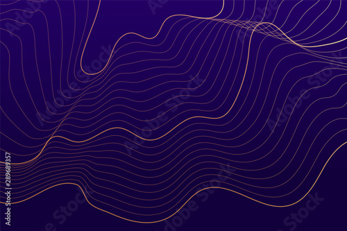 purple background with abstract flowing lines