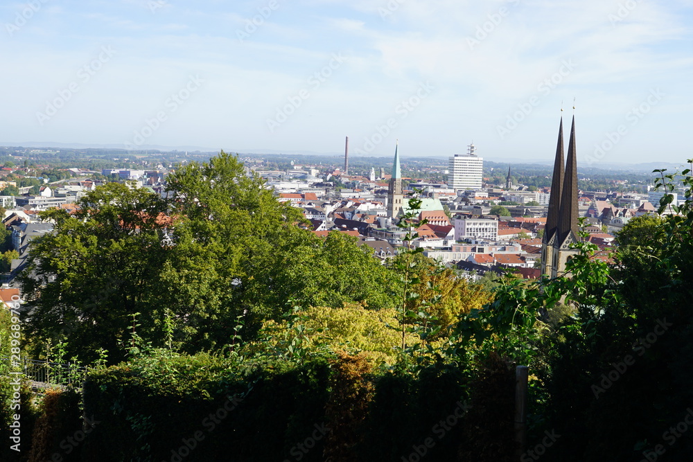 view from the city Bielefeld