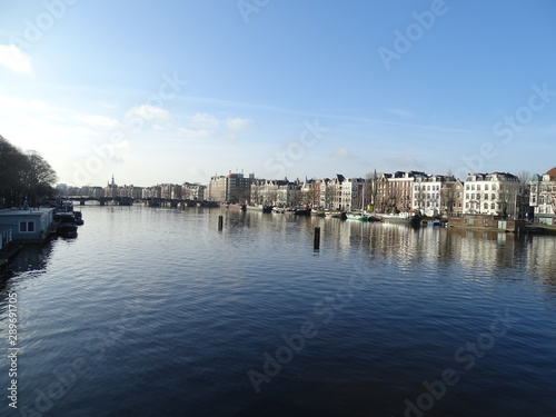 amsterdam canal   holanda paises bajos  photo