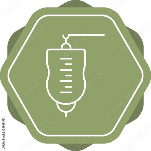 Beautiful drip vector line icon