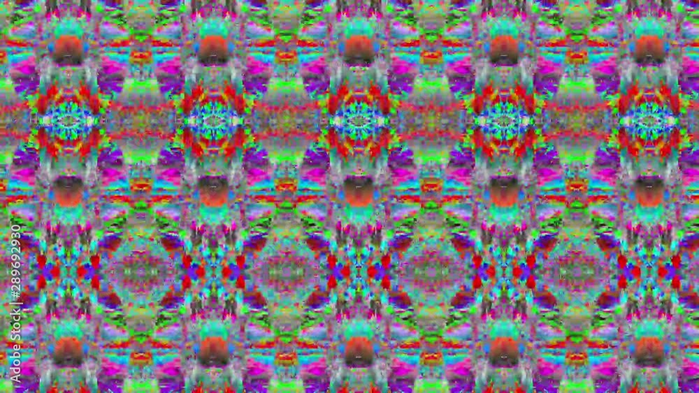 Multicolored neon nostalgic dreamy iridescent pattern. 