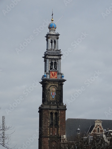 torre iglesia westerkerk amsterdam  holanda paises bajos  photo